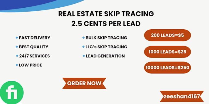 do real estate skip tracing, llc skip tracing