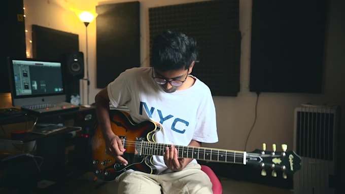record electric guitar or bass parts for your song