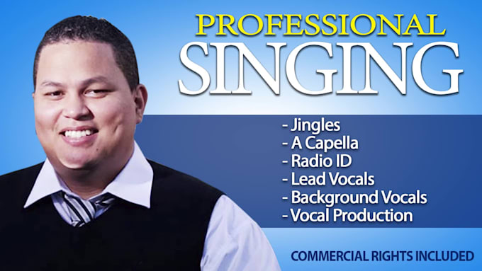 sing vocal harmony for your jingle or song in any style