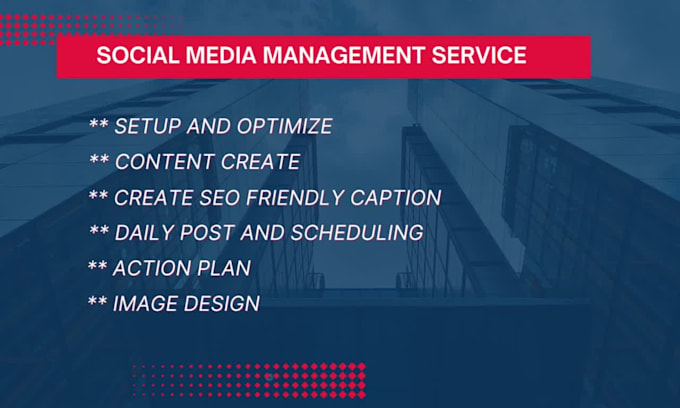 social media marketing manager and content creator for social media