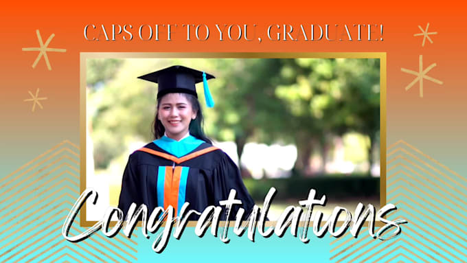 Create stunning graduation video for you by Akashabkr | Fiverr