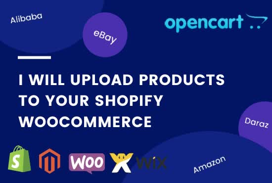 upload bulk product listing of amazon ebay shopify walmart