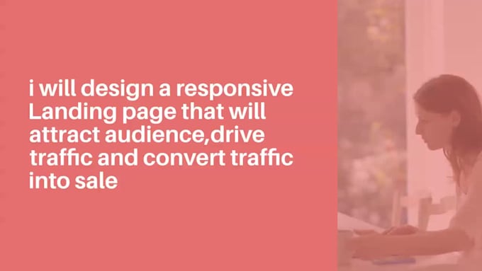 design a fully responsive landing page for your business