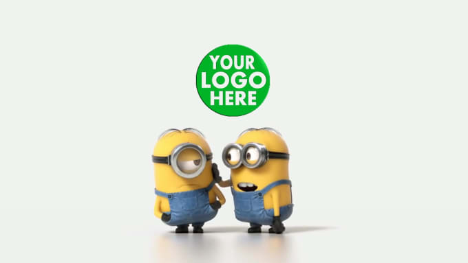 Add logo and text funny minion laughing video promo by Mitufd | Fiverr