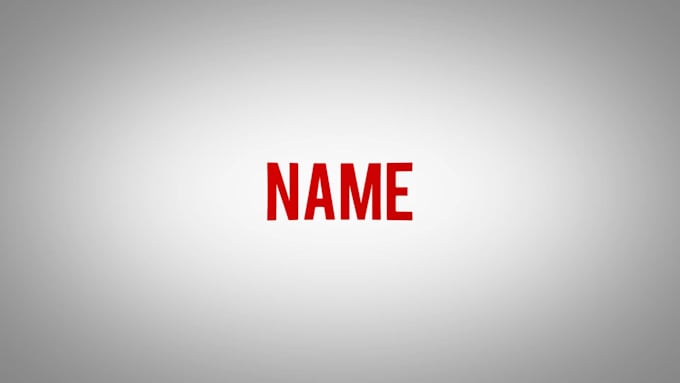 Do netflix intro for any name by Riadb1 | Fiverr