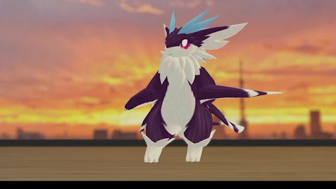 create vrchat avatar furry avatar vrchat 3d model