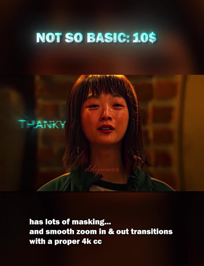 make you a tiktok edit in after effects in 4k quality