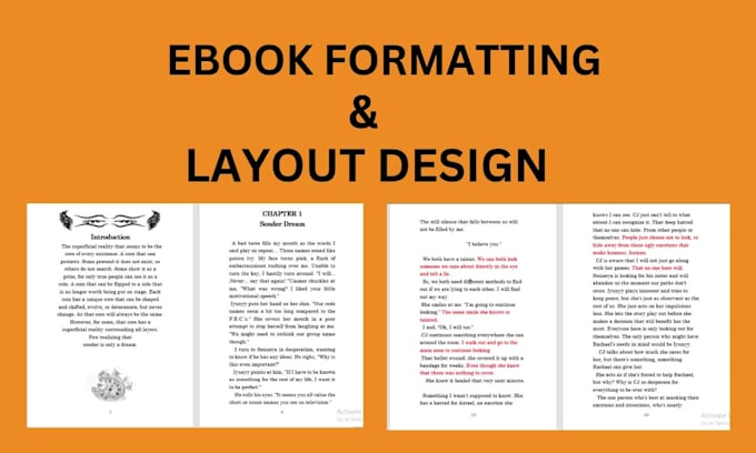 do book cover design, ebook layout design, atticus book formatting
