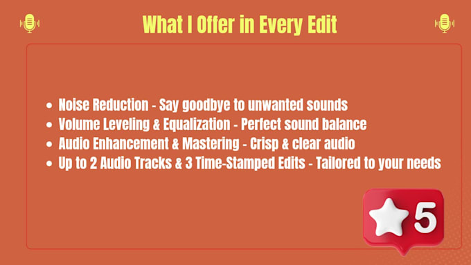 professionally edit, mix and master your podcast