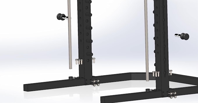 custom gym equipment design , 3d modeling