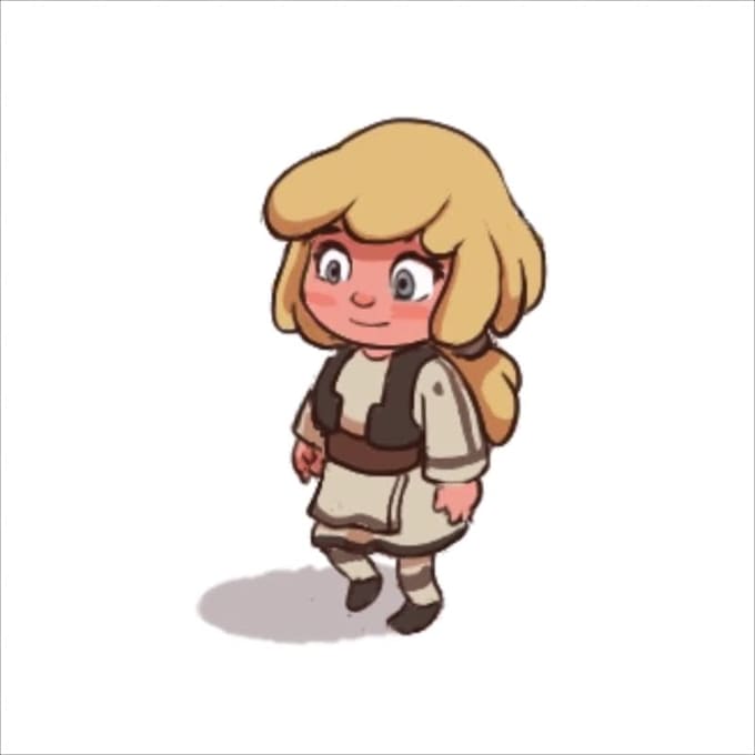 animate a top down character for 2d game in unity godot