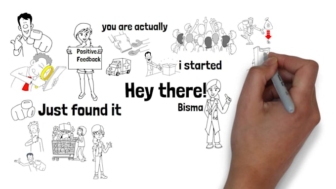 create an amazing whiteboard animation video