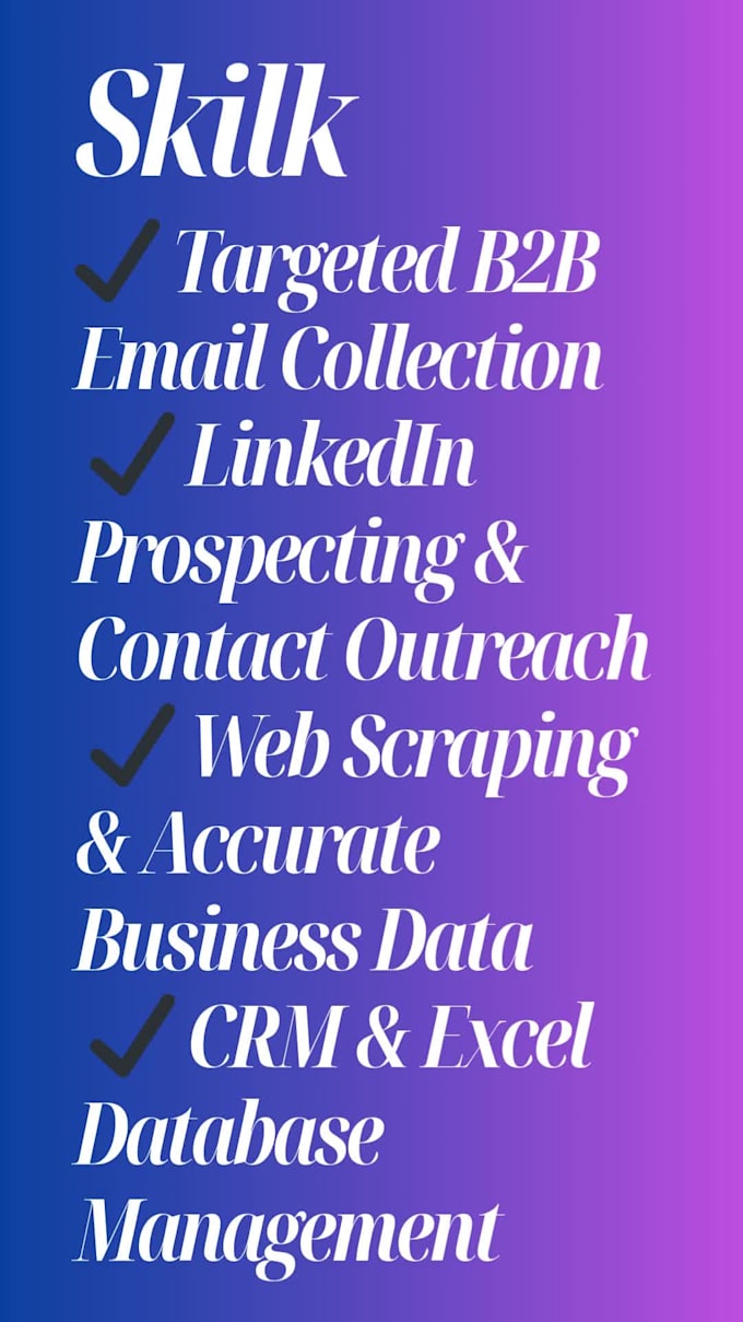 do b2b lead generation and email collection