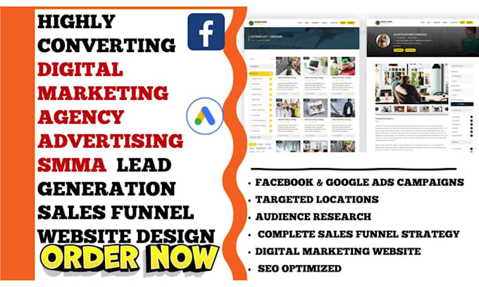 generate digital marketing agency, smma business leads and website
