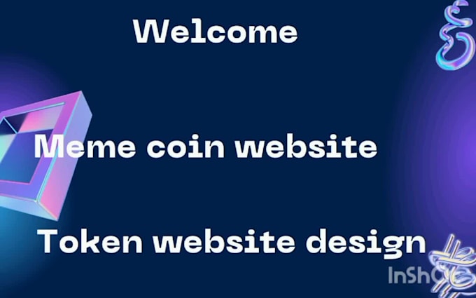 design meme coin, pepe, token website for you