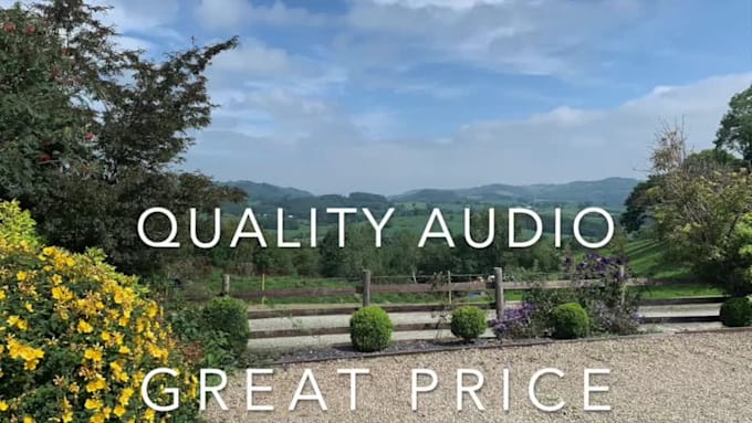 record a UK british male voice over