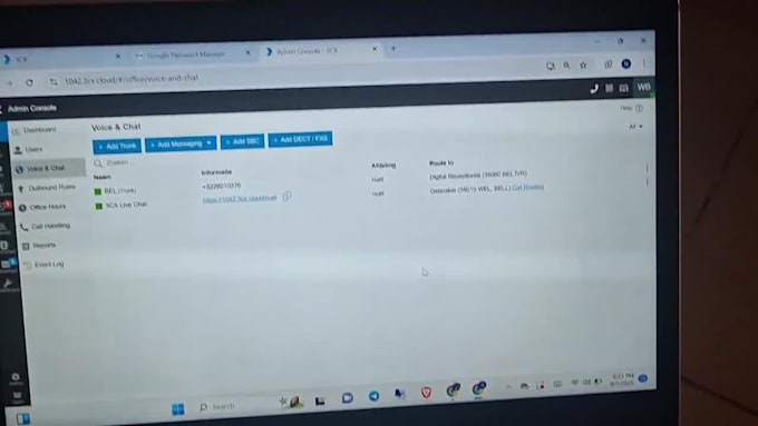 setup 3cx with did number inbound outbound sip trunk
