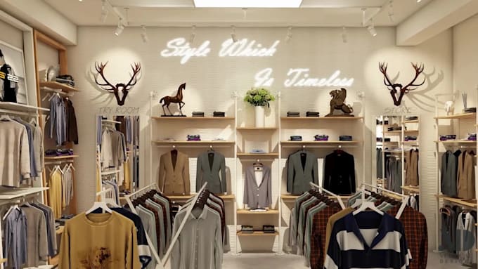 design retail store interior and exterior storefront