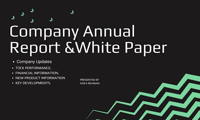 write design company annual report white paper case study