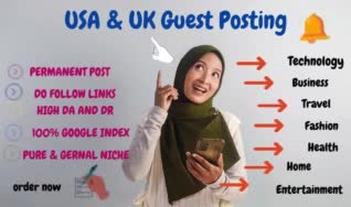 do USA and UK guest post with do follow back links