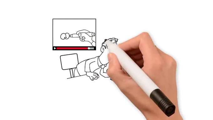 create a whiteboard animation video