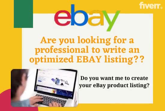 do ebay listing, ebay product listing, ebay SEO optimized, ebay lister