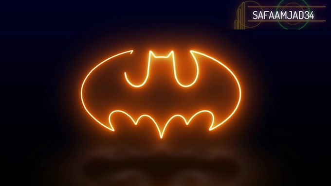 create amazing fire and neon logo animation video intro