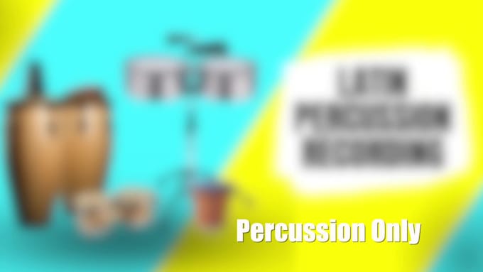 record amazing latin percussion for your song