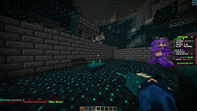 create a minecraft server of excellent, fast and whatever