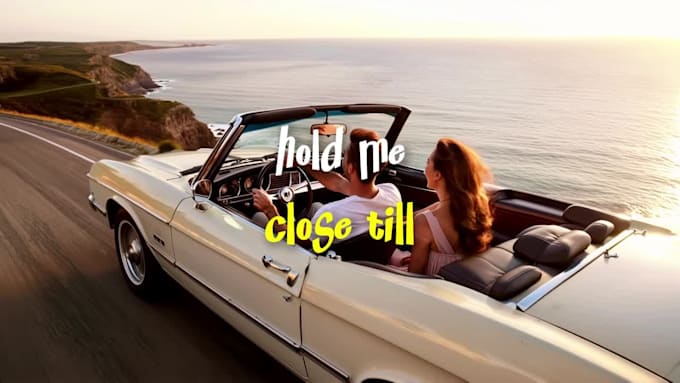 create an ai generated music lyric video for you