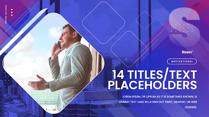 create a modern corporate presentation promo video