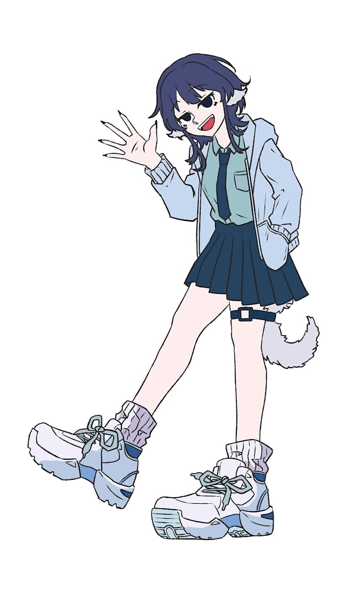 design illustration pop anime character