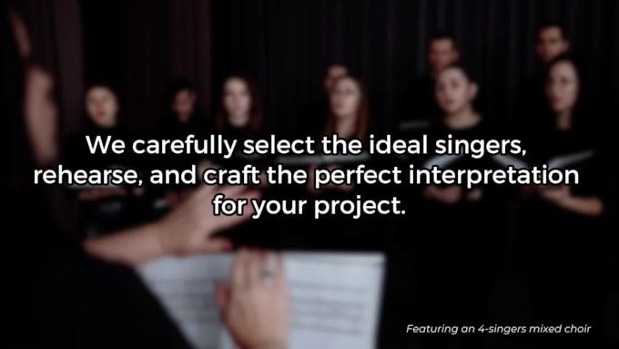 record real choir for you