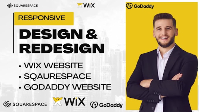 do wix website redesign,develop godaddy, godaddy website design fix godaddy bugs