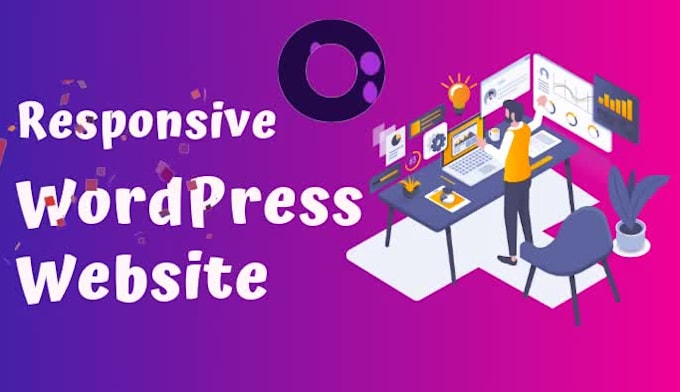 create responsive  wordpress website, landing page, redesign wordpress theme