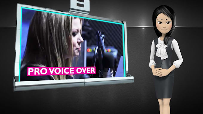 create promotional video with 3d character
