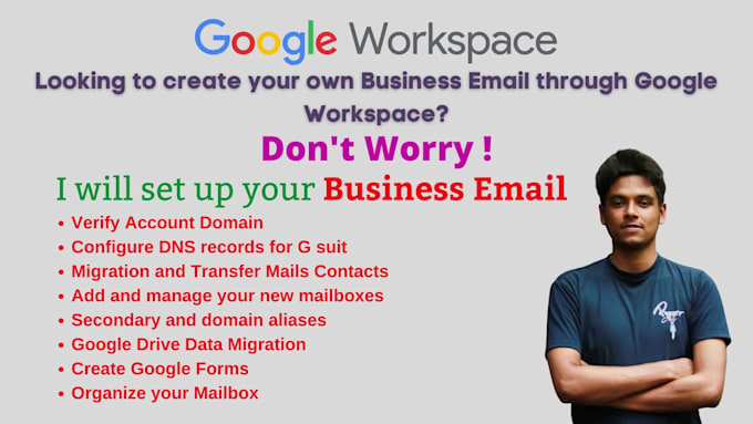 fix or set up your g suite, google workspace business email