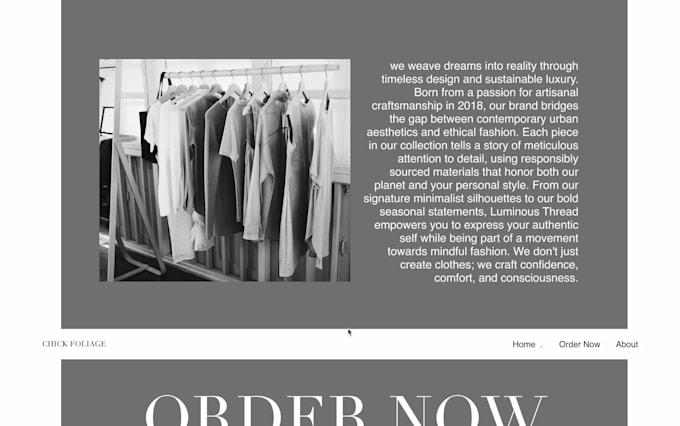 design ecommerce web site