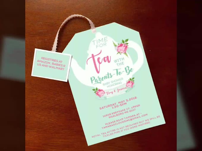 design very unique wedding invitation