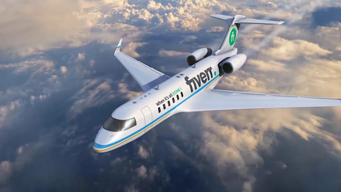 make epic jet plane logo unveiling