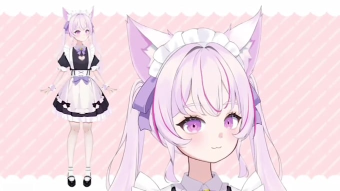 create 2d vtuber mode, live2d rigging, vtuber design, vtuber rigging