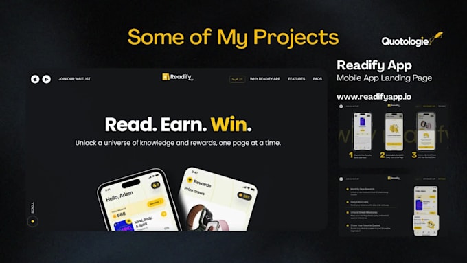 create webflow landing website with free hosting and free social media promotion