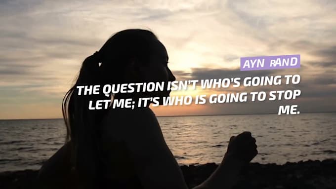 create motivational and inspiring graphic quotes and videos