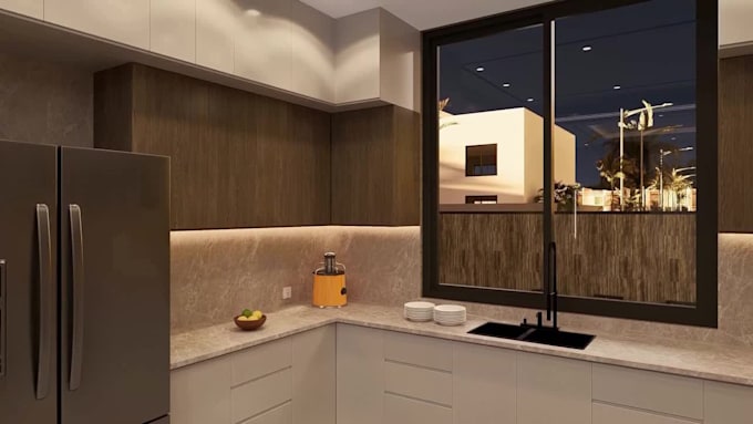 make 3d floor plan and rendering