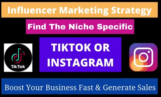 find the niche specific tiktok influencers
