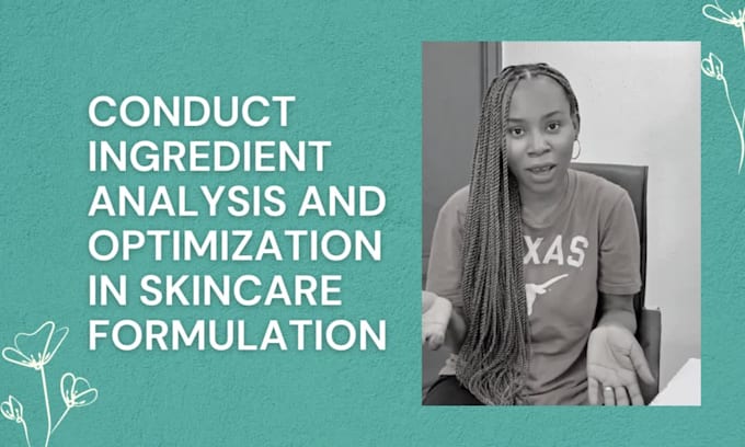 analyze and improve existing skincare formula