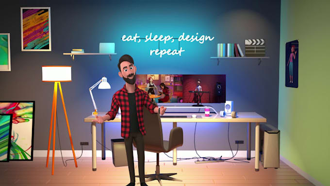 create stunning  3d explainer video