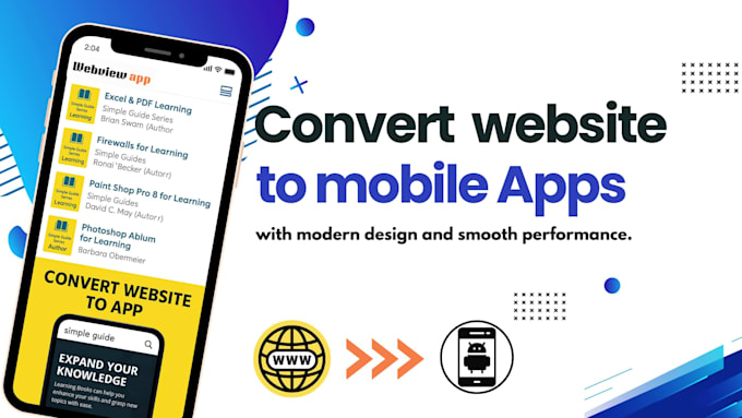 convert your website to android app