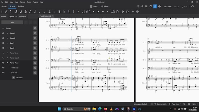 create vocal or instrument sheet music for you