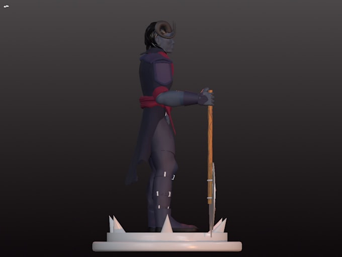 sculpt 3d character or miniature for 3d printing